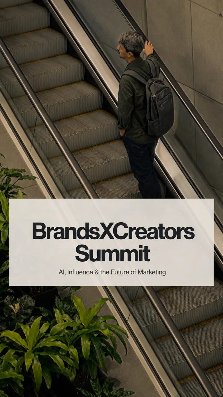 Poster frame for BrandsXCreators Summit